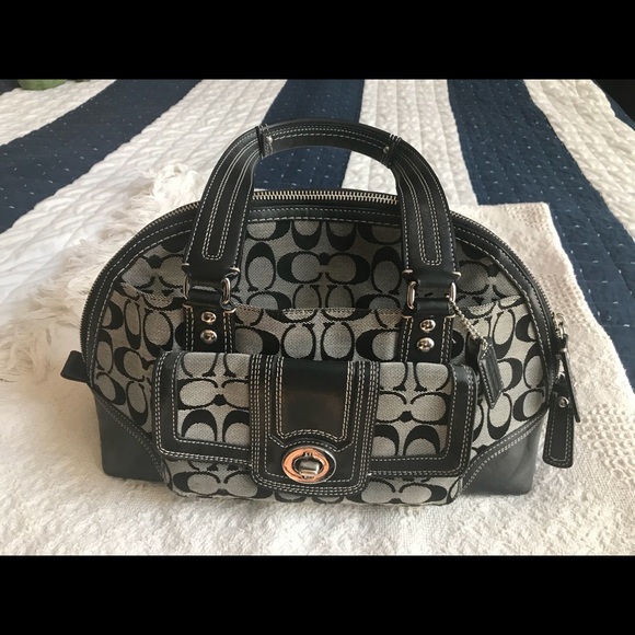 Coach Handbags - Authentic Signature Coach Purse FINAL SALE!